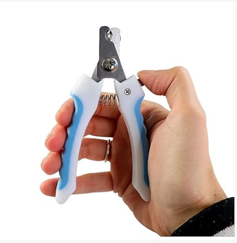 Alicate para Corte de Unhas de Pets AZUL Alicate de Unhas para Cães e Gatos Fácil de Usar Corte Prec
