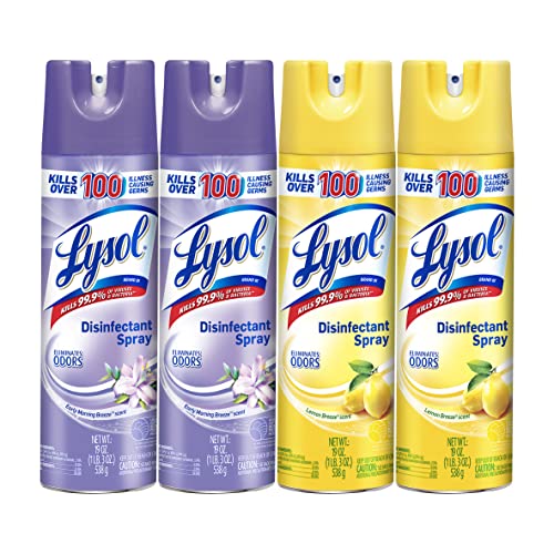 Lysol Disinfectant Spray Bundle, Sanitizing And Antibacterial Spr...
