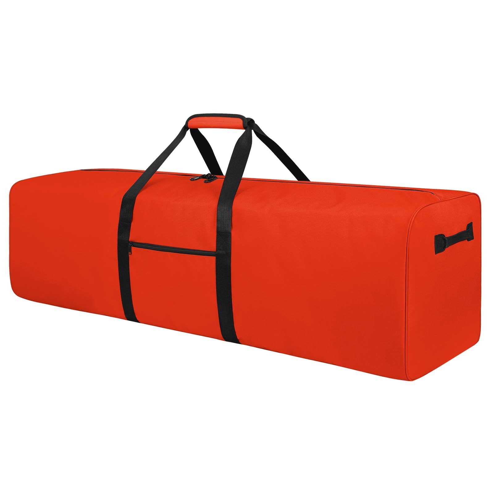 Urbanstand 52 Inch Extra Large Duffle Bag for Travel, Sports Gear Storage Bag with 2-way Lockable Zippers, Long Duffel Bag for Tent Camping tripod (Orange)