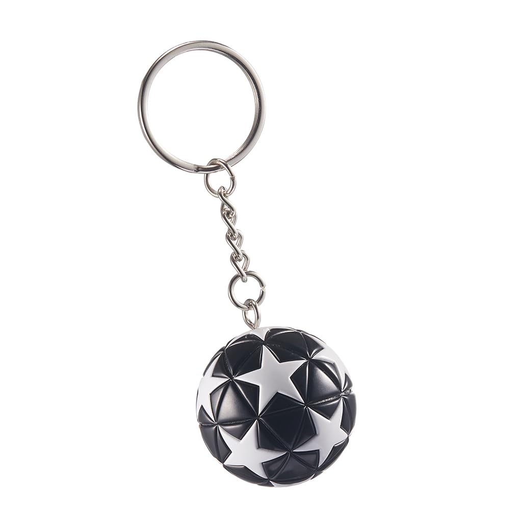 KCKEYS Black Soccer ball keychain,Backpack charm Pendant keychains, Football Key Chains for Man‘s,Sports World Cup soccer key chain
