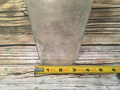 Antique Wyeth & Bro Philada Vintage Glass Bottle with Unique Cone Shell Design - Image 2