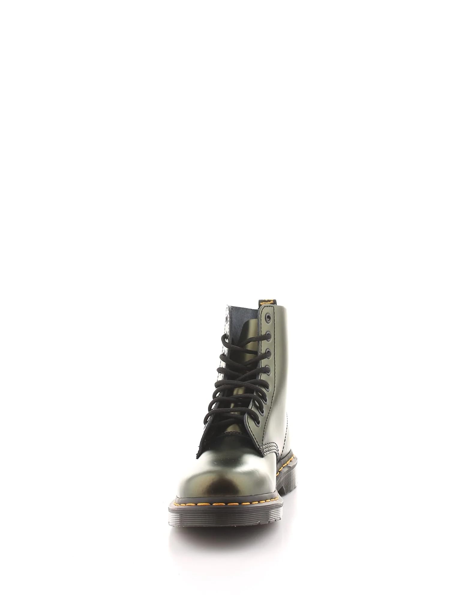 Doc Martens 1460 Pascal Gold Chroma Black Boots Unisex US Mens & Womens Size 13 1460 Max Leather Platform Boots in Black | Dr. Martens main image 3
