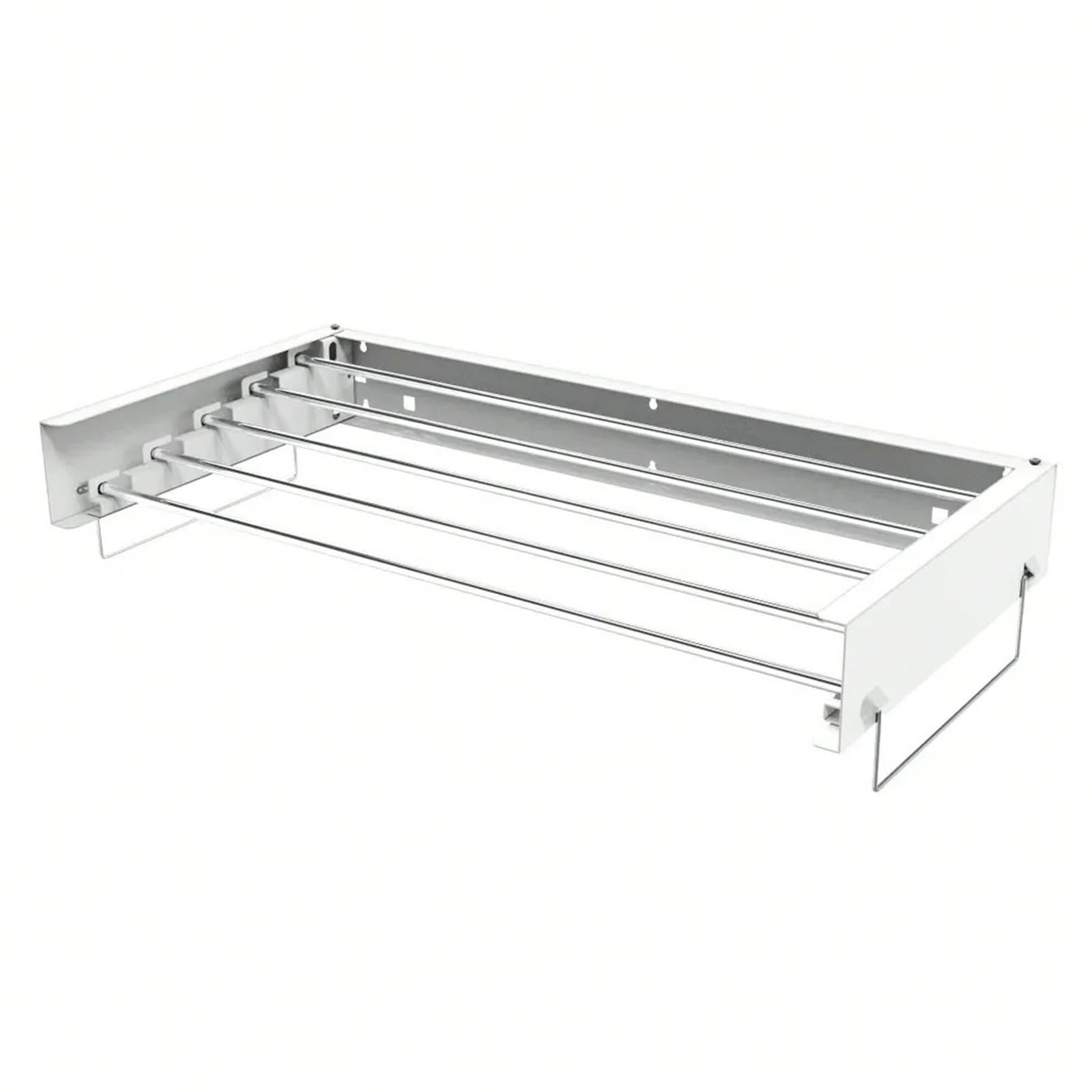 Wall Clothes Drying Rack Wall Mounted Clothes Drying Rack With 2 Side Rails, Foldable Mount Laundry Folding Indoor, Clothing