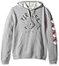 Pokemon Men's Pikachu Pullover Grey Hoodie, Heather Grey, X-Large