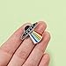 Ximimark 4 pc Colorful Rainbow Alien Spaceship Brooch for Men - Fashionable Enamel Pin for Backpacks and Clothing