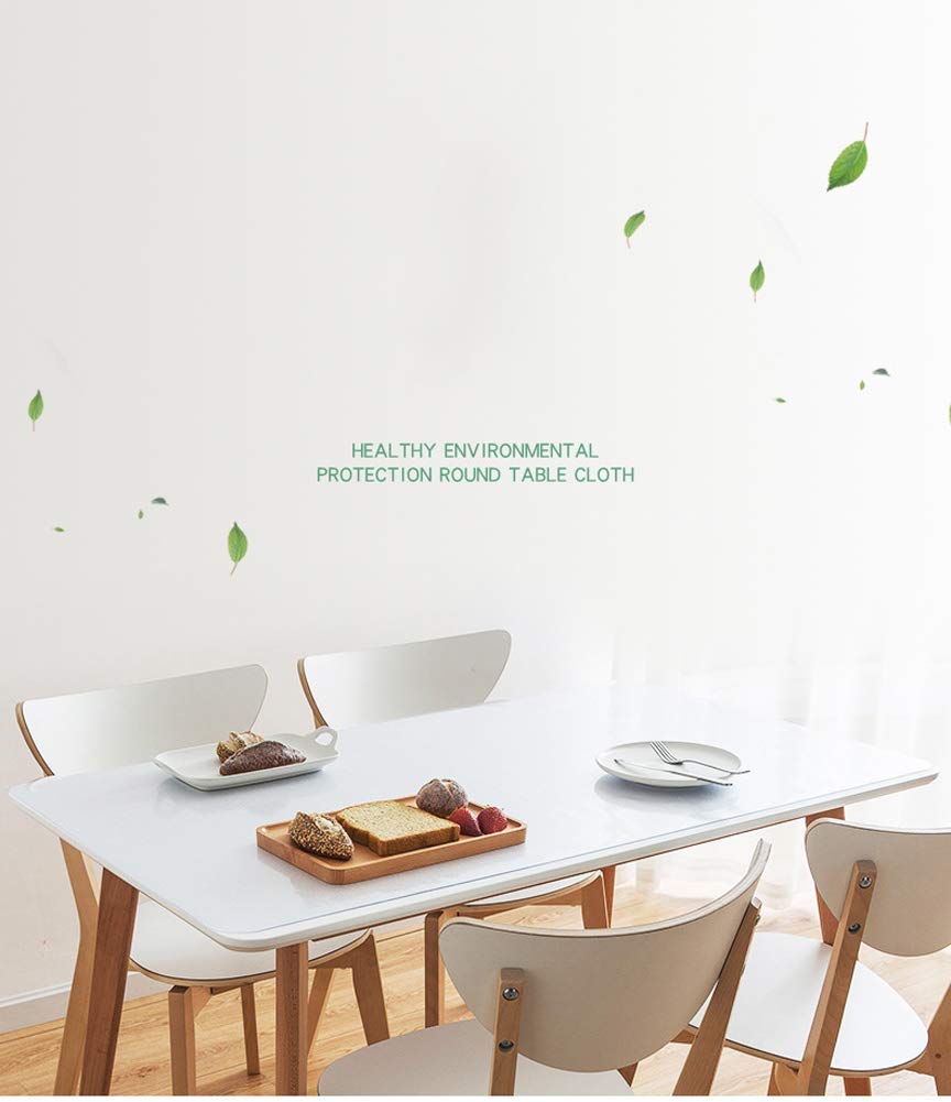 Sous-main de bureau transparent imperméable en PVC avec bords ronds - Tapis de protection antidérapant - Facile à nettoyer - Dépoli - 90 x 45 cm