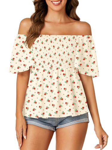 Image of LYANER Women's Square Neck Cute Peplum Top