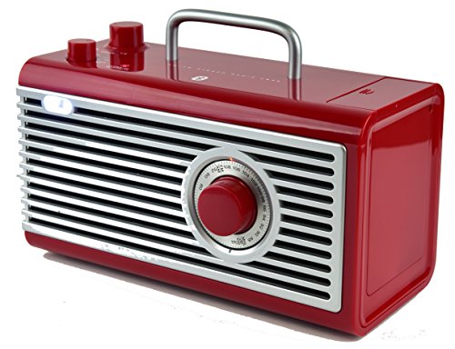 Radio Kaito CBR3 AM/FM Bluetooth con linterna LED rojo miniatura 3