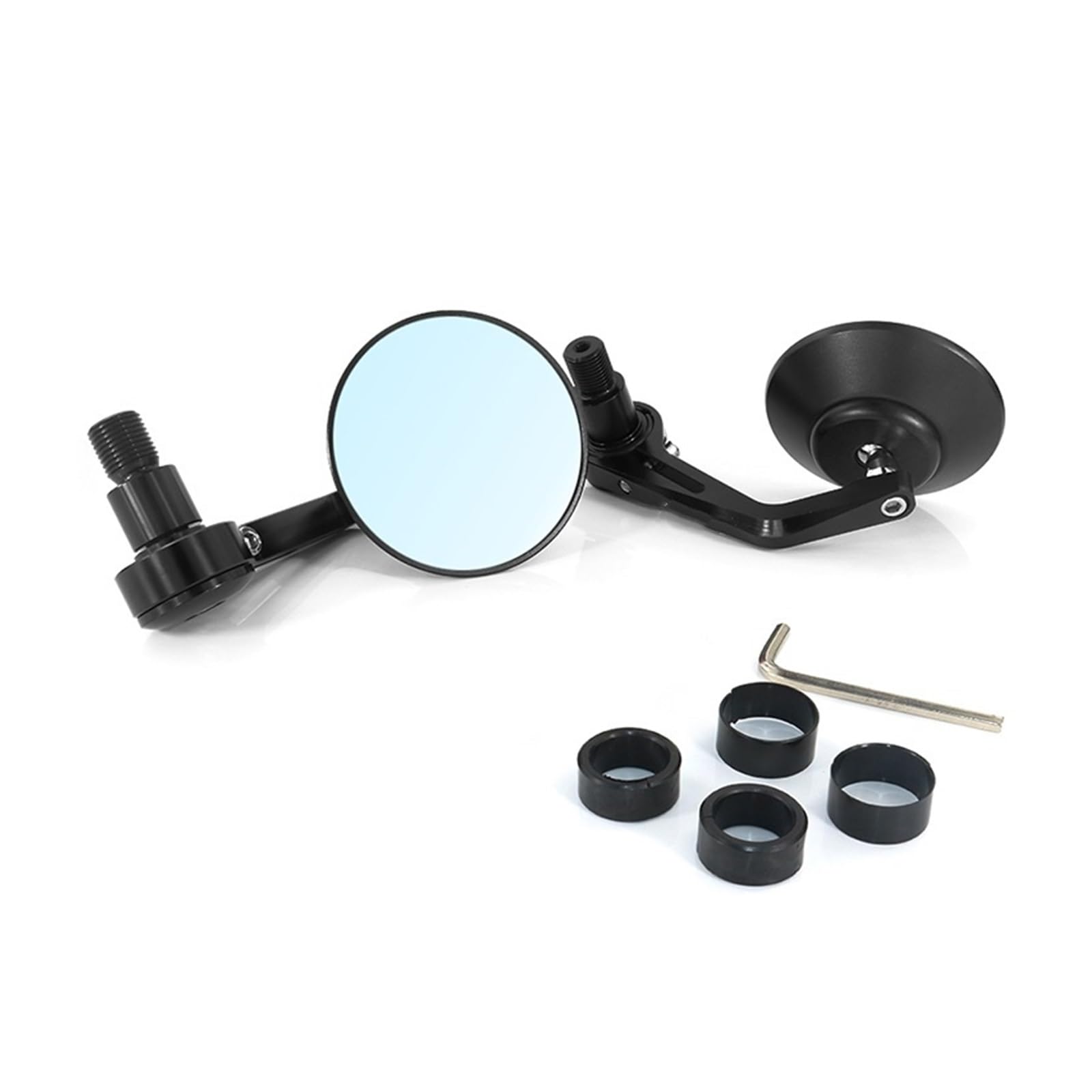 Moto Lusterko końcówkowe kierownicy Motocyklowa k Pasuje Do Yamaha XSR 900 2016-2021 XSR700 2018-2021 Tmax500 Tmax530 XJ 6/DIVERSION MT-10 CNC Lusterko Wsteczne