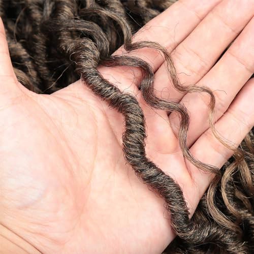 SOKU 5 pacchetti/lotto 45 cm Ombra Marrone Fiume