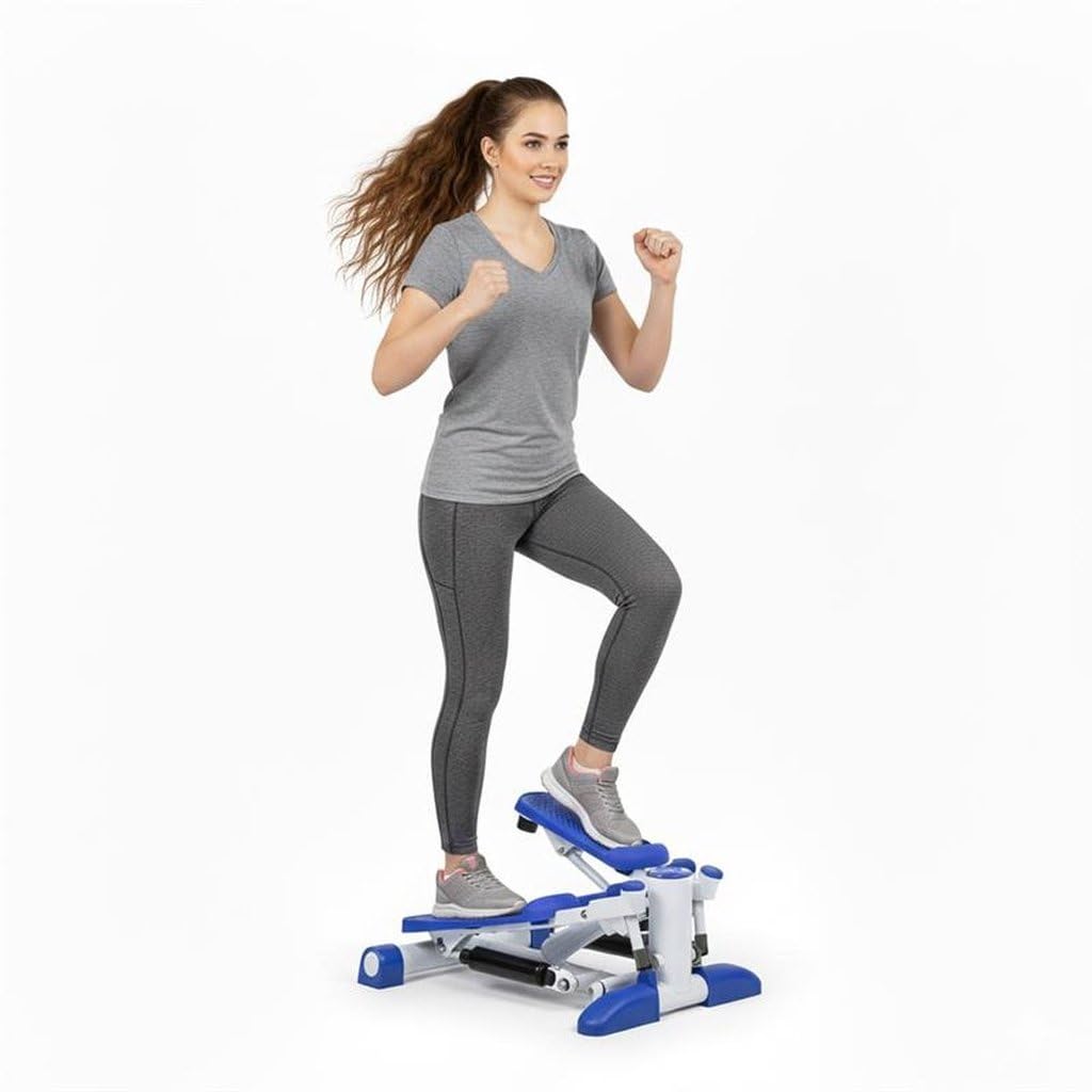 Bodyline Twister Stepper gambe e glutei fitness per allenamento a casa con computer multifunzionale - esercizio cardio - peso massimo 100 kg - dotato di omologazione CE - RoHS