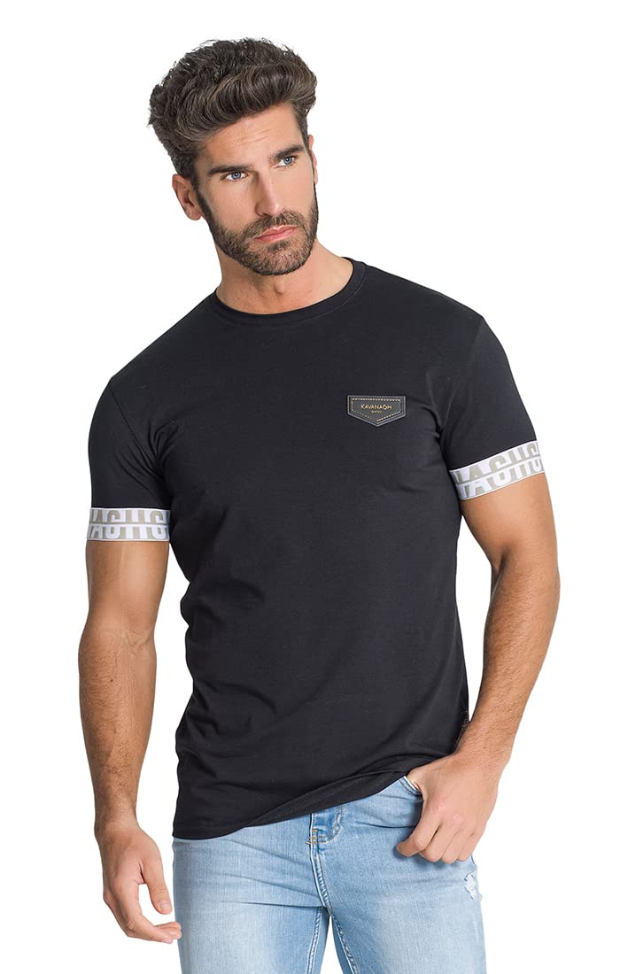 T-Shirt Gianni Kavanagh Black Anarchy Confortable et Extensible - 5