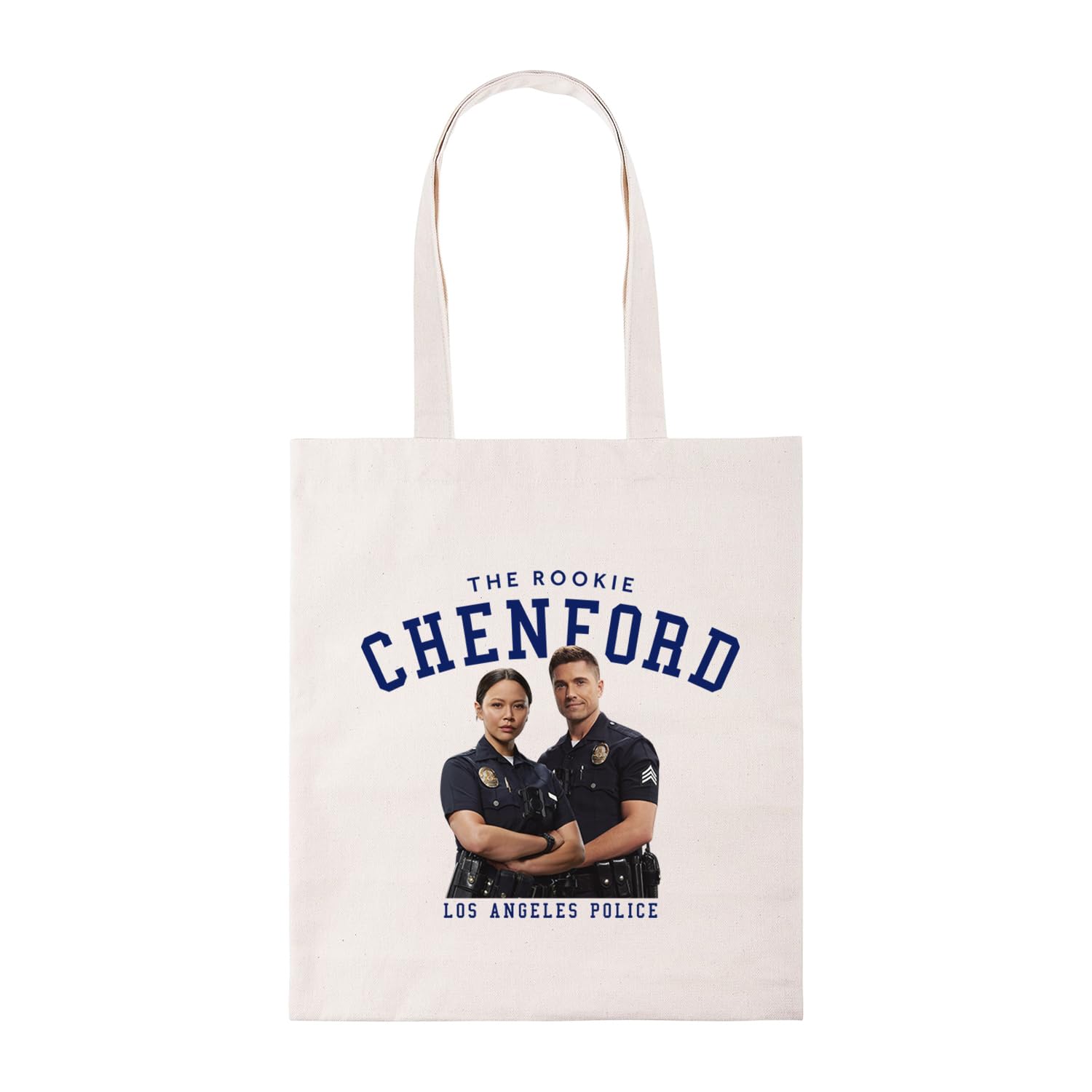 New Spirit Original Chenford The Rookie novelty meme iconic icon viral cute cool fun tote bag cotton shopper bags reusable shopping bag