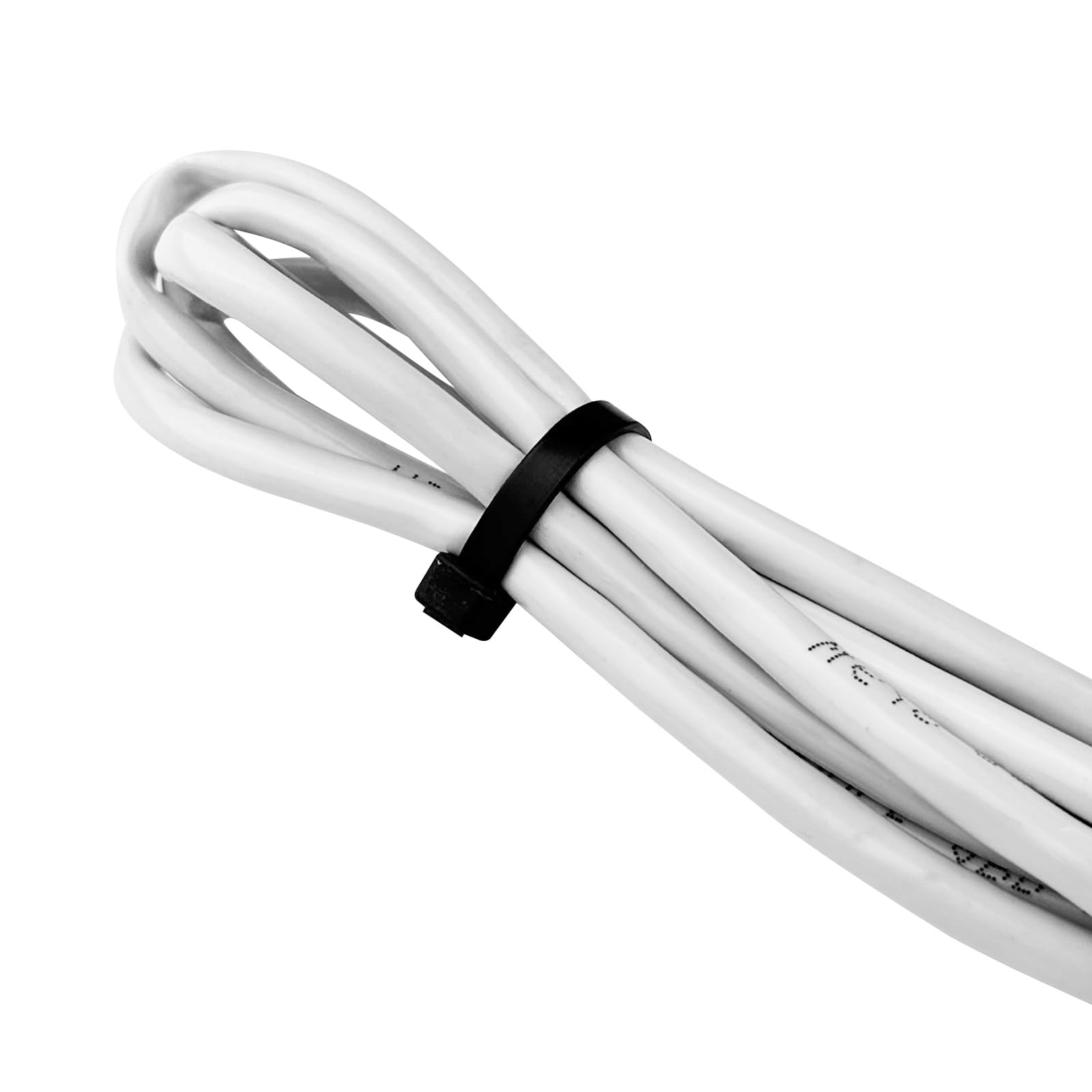 Fascette Stringicavo Autobloccanti DONAU TECH – 100 Pezzi Da 300×4,8 Mm, Trasparenti E Resistenti Ai UV