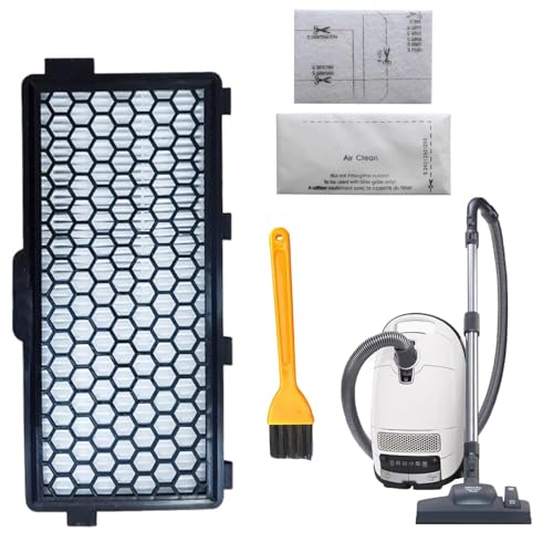 Parthan Reusable Vacuum Cleaner Filter Compatible with Miele Model S4, S5, S6, S8, S4000, S5000, S6000, S8000,Complete C2 C3, Compact C1 Series, Compatible with Miele Active Air Clean 50 Filter