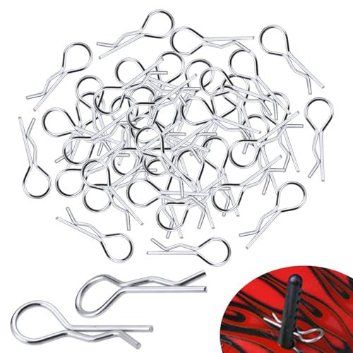 100PCS Universal RC Body Clips Pins for All 1/8 1/10 1/12 Scale Redcat HPI Himoto HSP Exceed RC Car...