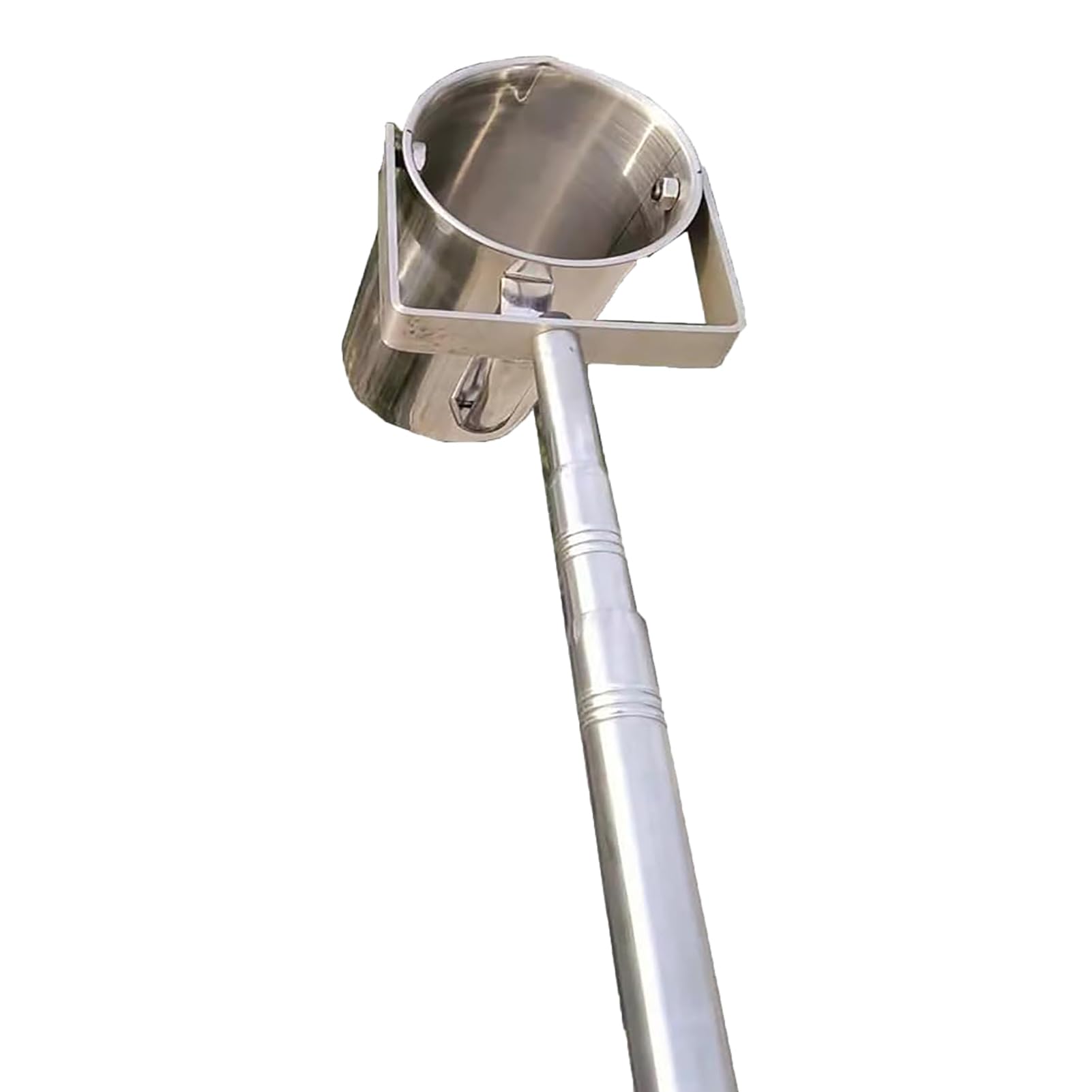 Campionatore telescopico dell'acqua con asta in acciaio inossidabile e bicchiere per raccolta efficiente dei campioni di qualità dell'acqua