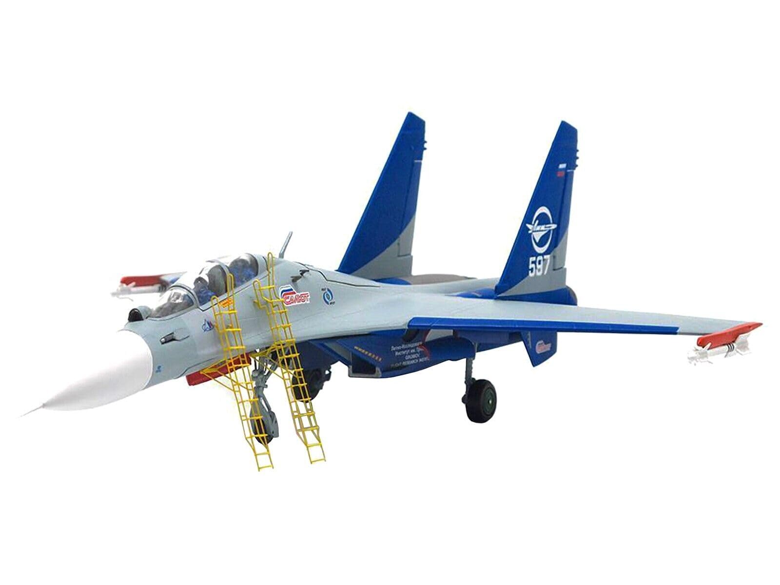 ダイキャスト製 ロシア空軍 Su-30LL スホーイ30LL Amazon.com: Sukhoi Su-30LL Flanker-C Fighter Aircraft Gromov