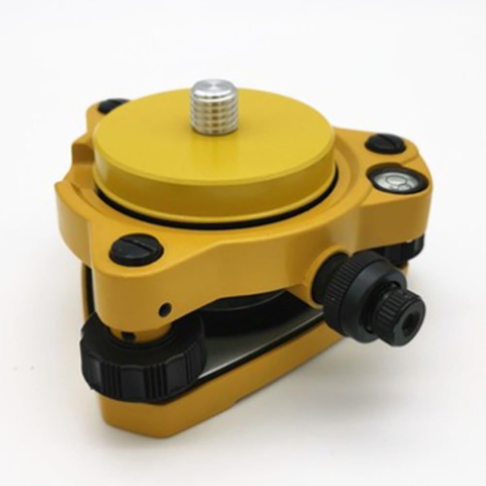 Base Nivelante con Plomada óPtica y Soporte Adaptador de Base Nivelante GPS con Tornillo Giratorio de Montaje 5/8 Pulgada X 11 para EstacióN Total GPS GNSS A