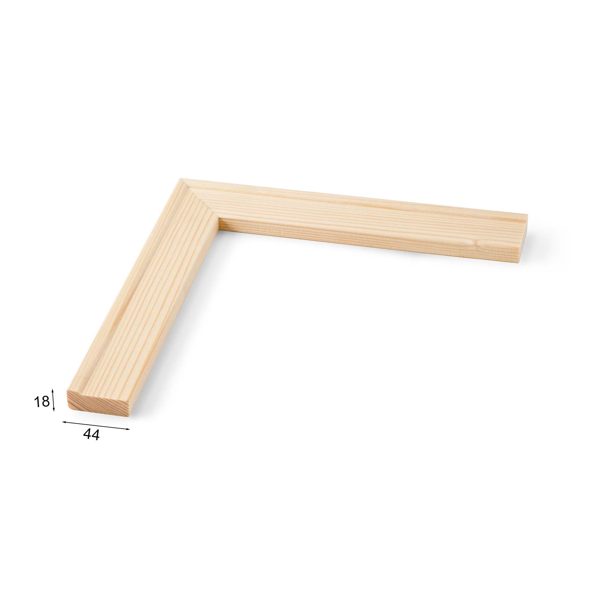 Bastidor tensado (sin imprimir), 80 x 160 cm, 260 g/m² (100% PES), 18 mm (estándar)