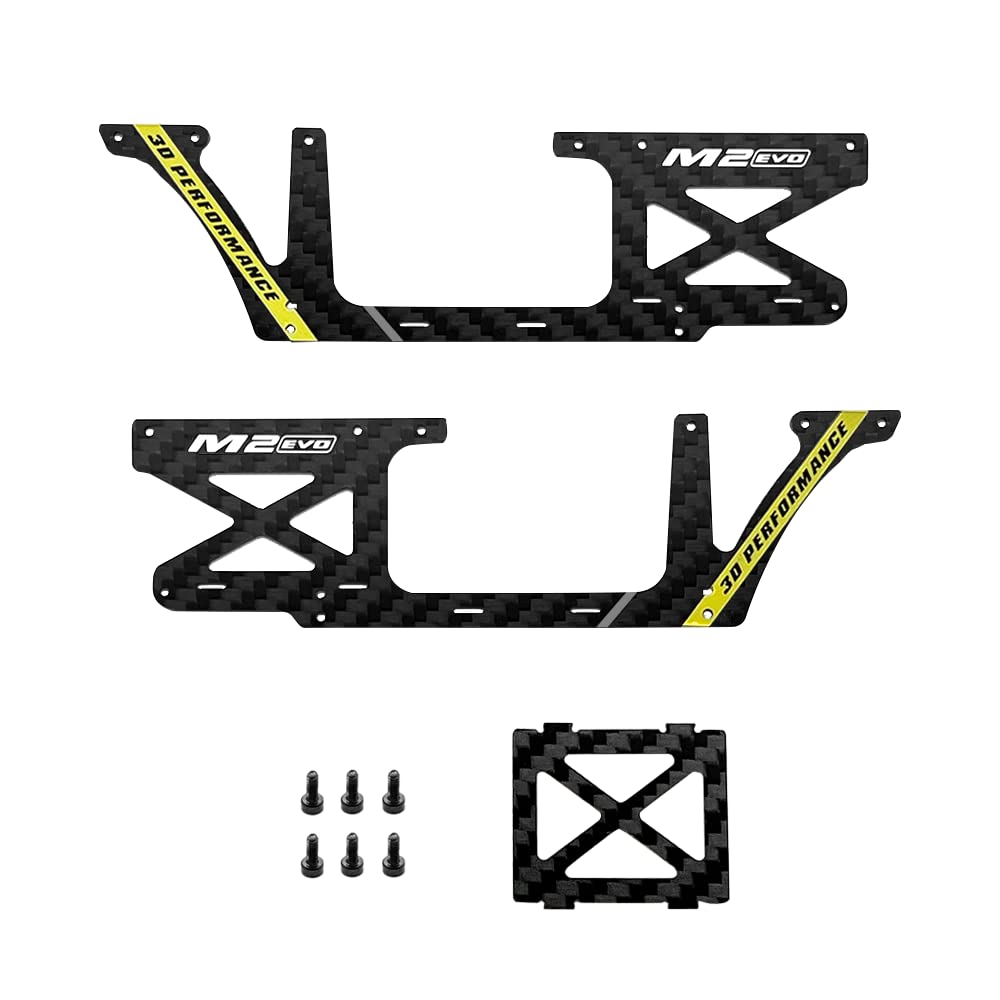 OMPHOBBY M2 EVO Helicopter Parts OSHM2326Y Fuselage Carbon Panel Set Yellow Original Replacement for OMP HOBBY M2-EVO RC Helicopters Accessories Spare Part