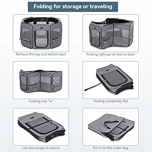 Petsfit Portable Dog Playpen 36" Portable Pet Play Pens for Small Medium Dogs, Cat Playpen Indoor/Outdoor with Carring Case, Removable Zipper Top and Bottom,Medium (36"x36"x21") Petsfit Portable Dog Playpen 36 Portable Pet Play Pens for Small Medium Dogs Cat Playpen IndoorOutdoor with Carring Case Removable Zipper Top and BottomMedium 36x36x21