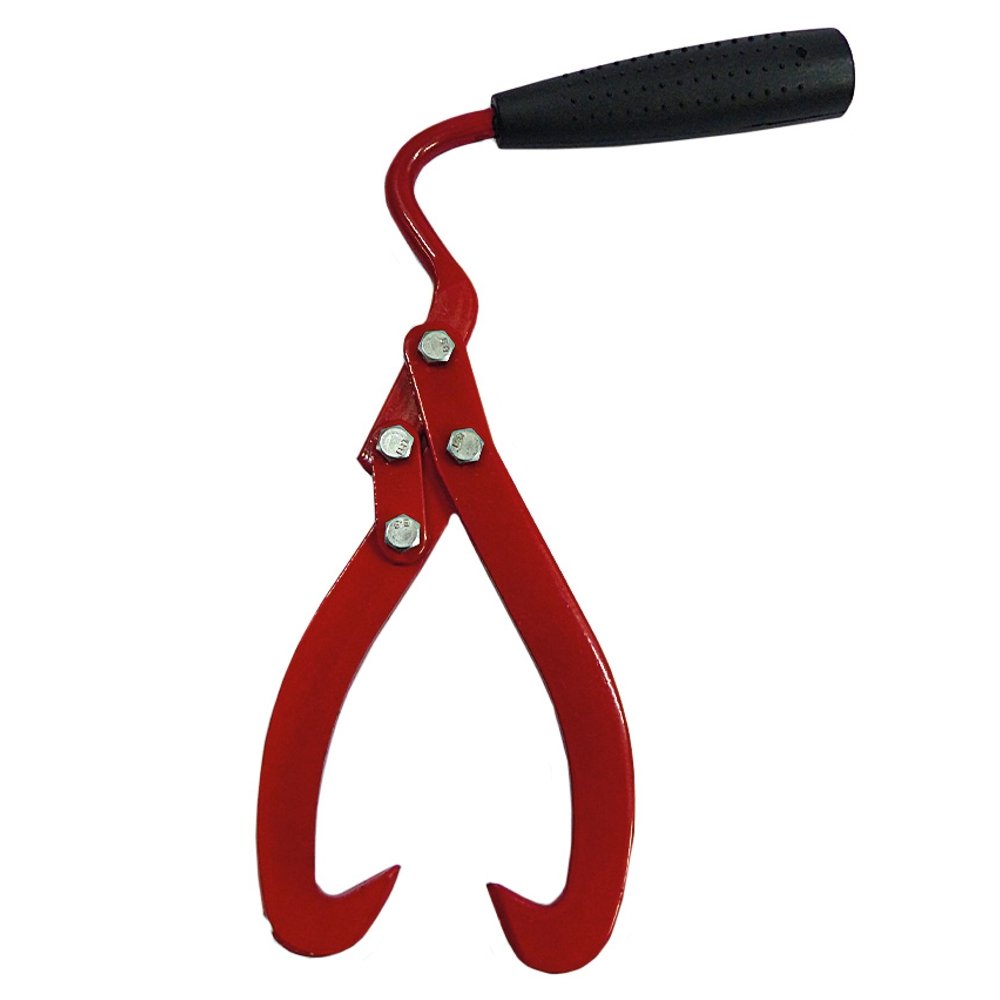 4 Stück SET zu SONDERPREIS! Handpackzange 190mm Klauenöffnung. Holzzange Handhebezange Holzgreifer Schleppzange Vorlieferzange