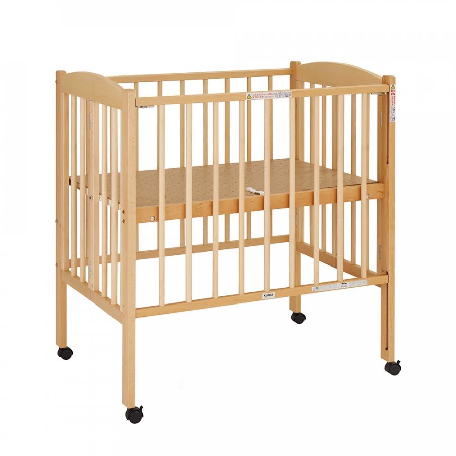 Amazon.co.jp: カトージ ベビーベッド ミニサイズ 折りたたみ 日本製  