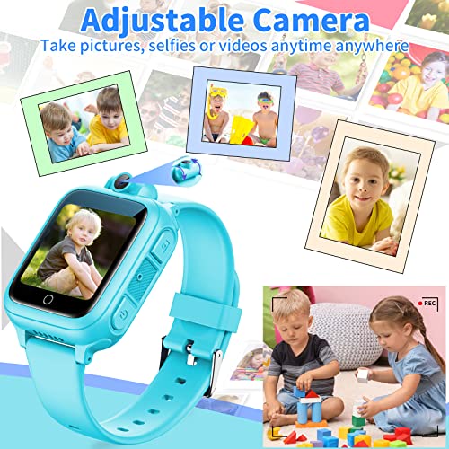 Efolen Smartwatch Kinder, Kinderuhr mit 14 Spiele & Kamera Für 3-10 Jahre, Blau - Image 3