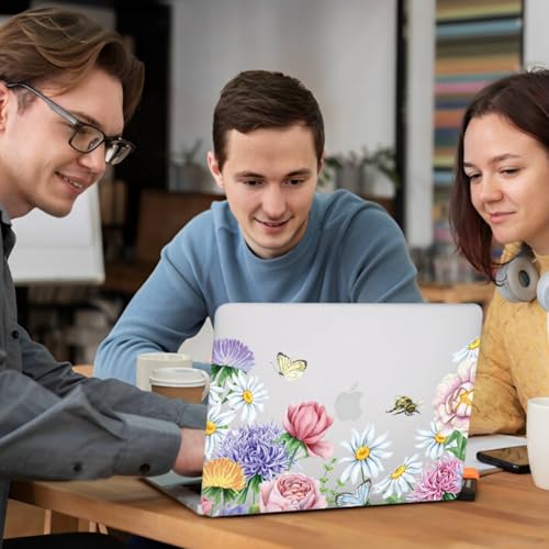 Evita arañazos con la funda MacBook Pro 13 rígida floral para reparar el desgaste en A1989 A1706 6