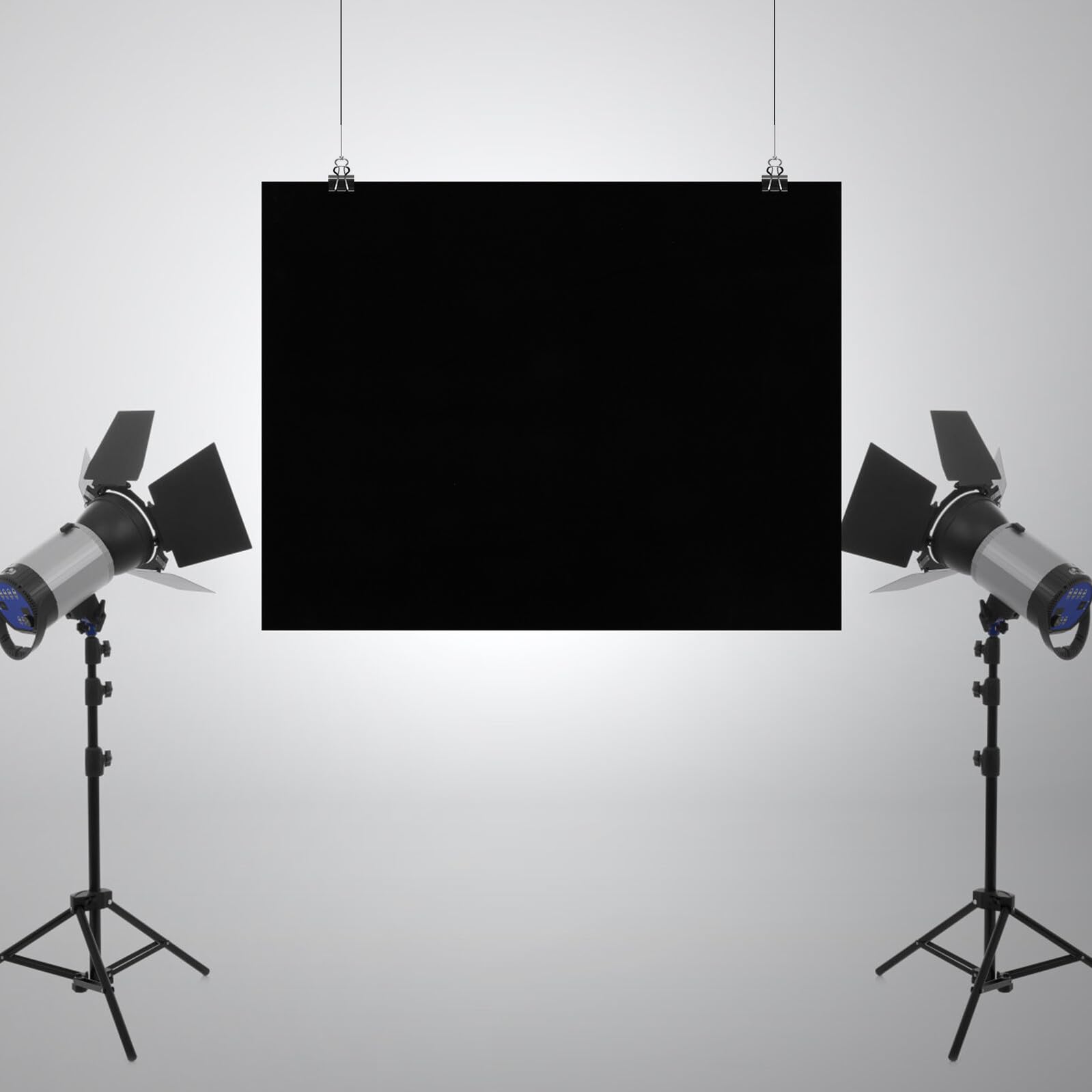 Sfondo Restaurare Fotografico Liscio Floccato e Nero 200x150cm in Facile da Fotografia e Riprese Video Studio