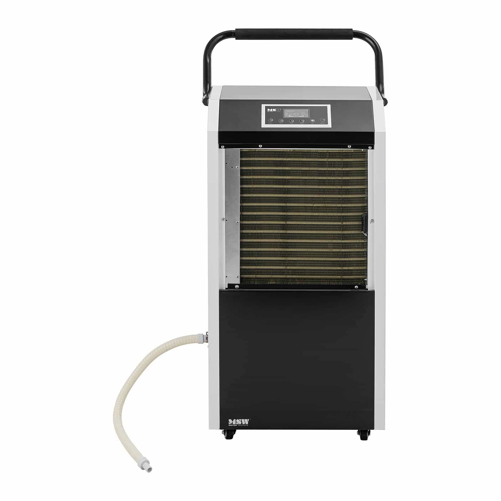 MSW MSW-DEH3090H - Essiccatore da costruzione, 90 l/24 h, 150 m², 1129 m³/h, con manico, deumidificatore