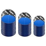 Sbulhia 60 PCS Tire Repair Patch, 32mm 42mm 58mm Natural Rubber Round Tyre Puncture Repair Tool, Heavy Duty Tubeless Repairing Cold Patches for Car Truck Motorcycle Bike Wheel