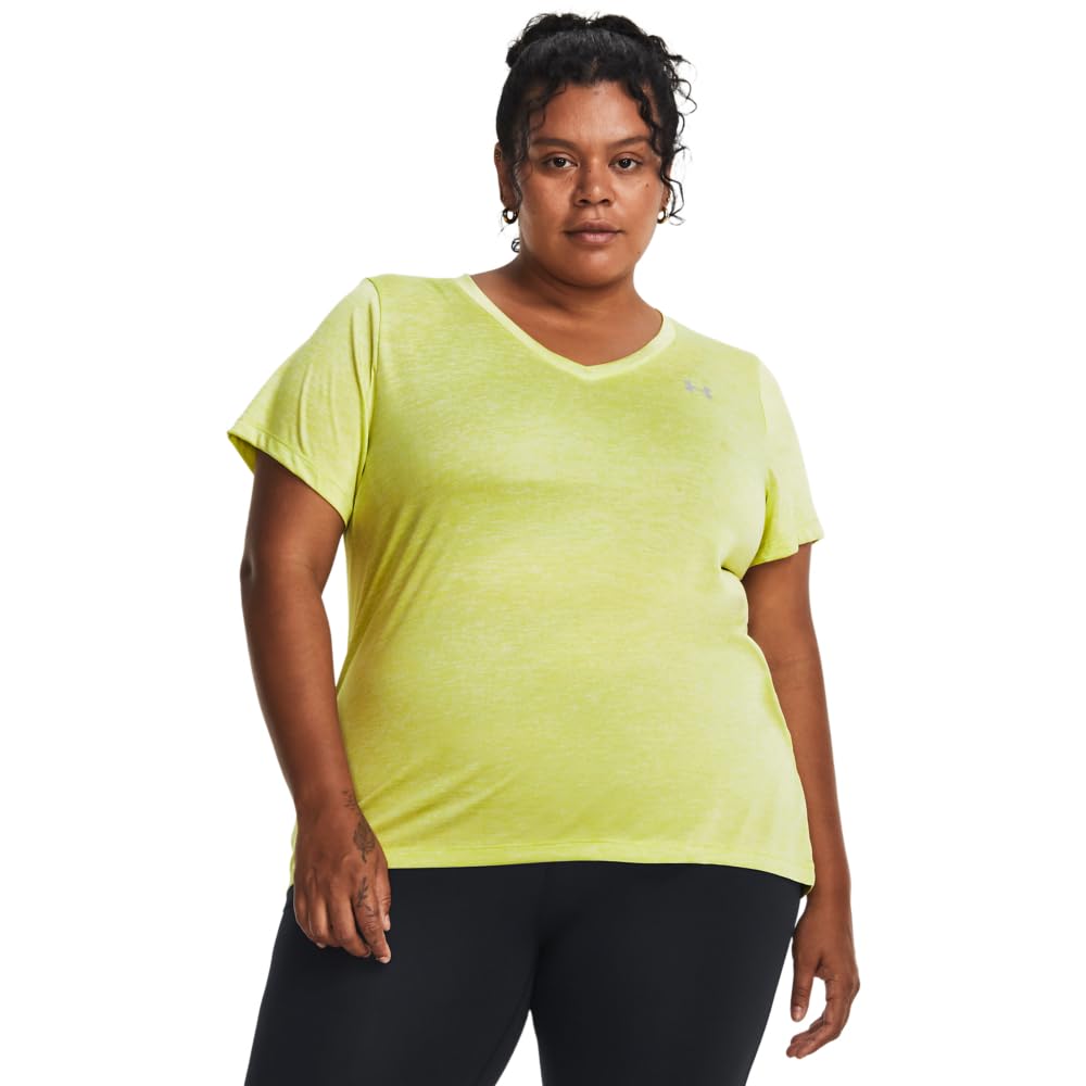 Under Armour Women's UA Tech™ Twist V-Neck Short Sleeve Tech SSV- Twist Mujer (Pack de 1) — view 20