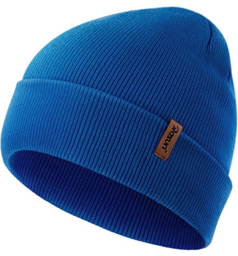 Image of ROXUN Beanie for Men /Women Winter Hat Soft Warm Unisex Skull Stocking Cap | cuffed beanie,stretch-knit fit ,suits daily wear,hiking, skiing cycling