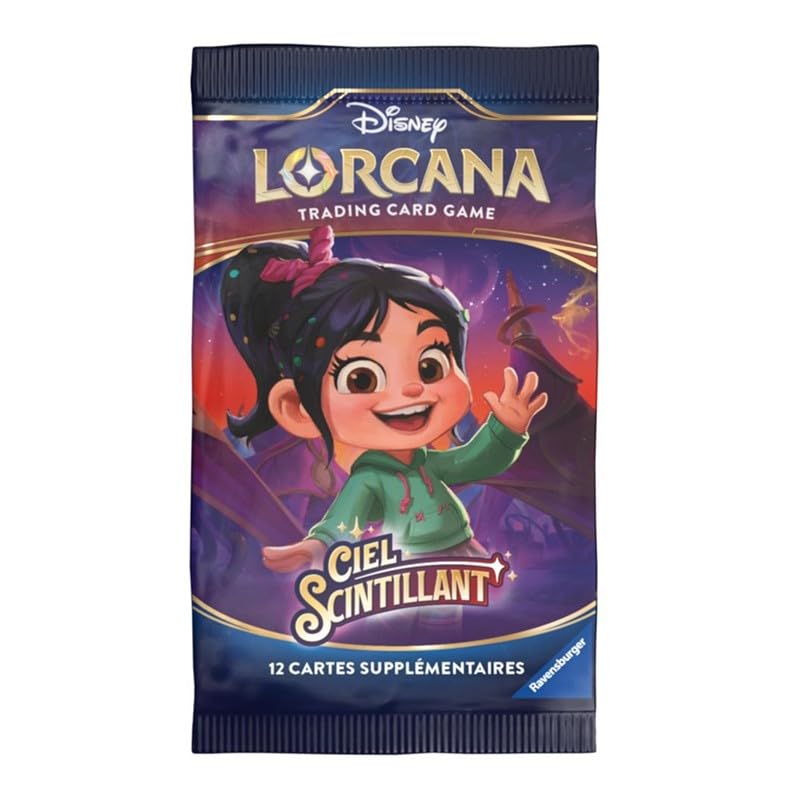 Ravensburger Disney Lorcana TCG Shimmering Skies Booster Pack, 12 Cards