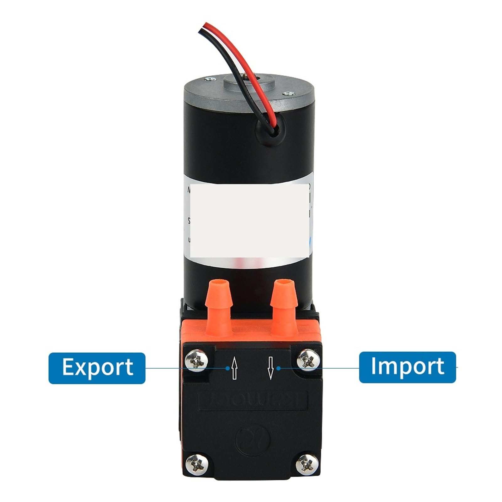 Máquina de Llenado, Bomba de diafragma 400-600 ml/min ELP02/01, Motor de 24 V/12 V CC, presión líquida, bomba autocebante de 0,2 Mpa(ELP01-D24V-400ml)
