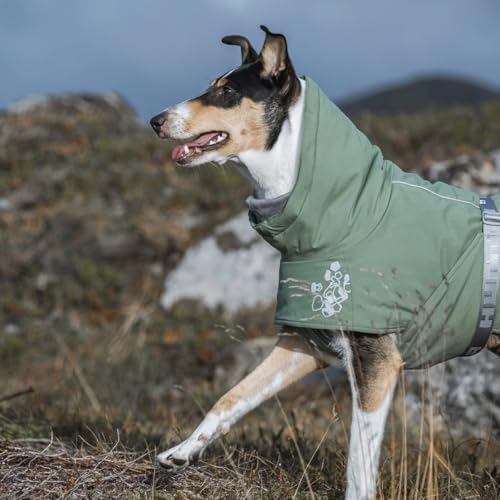 Hurtta Extreme Warmer Hundemantel, Winterjacke für Hunde Dunkelgrau 45cm
