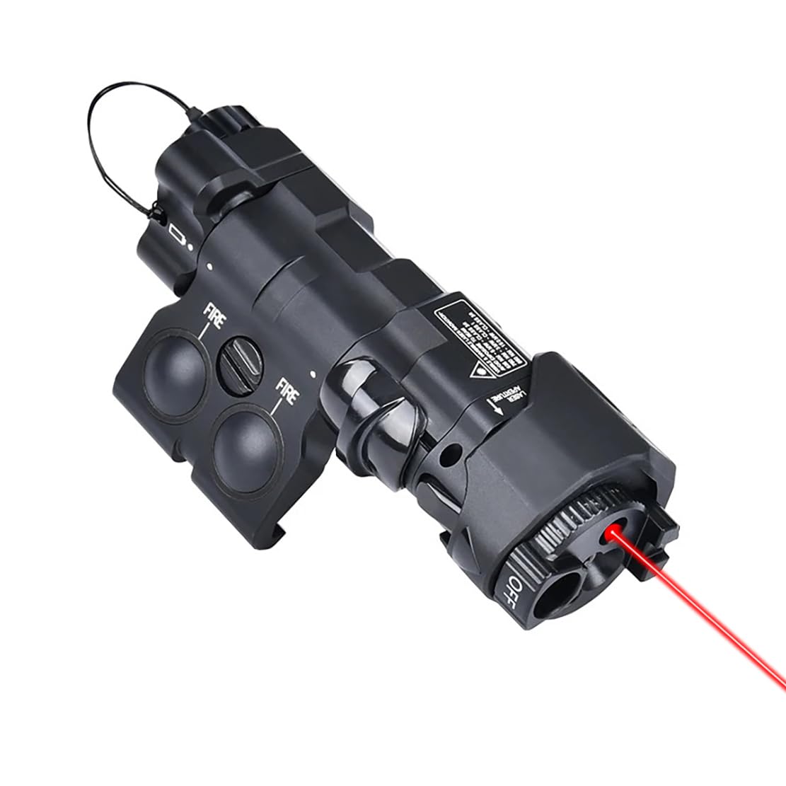 ML C+ Box Laser Sights?with IR Laser + Red Laser Sight + IR Fill Light + Strobe/Momentary/Constant Modes Whitelight LED 220 Lumens Flashlight?for 20mm Rail(Metal)