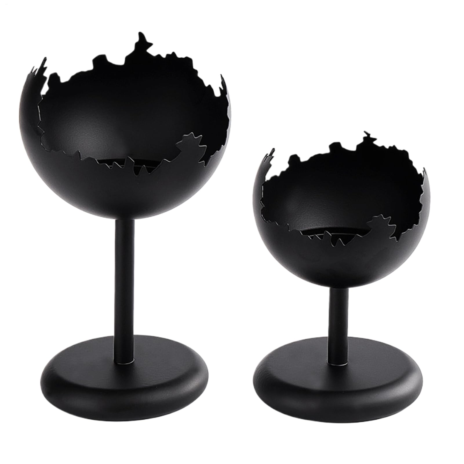 Bougeoir en fer forgé durable et stable pour décoration de table