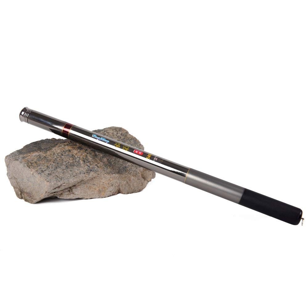 5.4m / 17.72ft Carbon Fiber Portable Telescopic Fishing Rod Ultralight Mini  Pole Travel Fishing Tackle Fishing Rod : Amazon.in: Sports, Fitness &  Outdoors