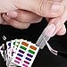 Upgrade Silk Fiberglass Nail Extension Form - DR. MODE 192 Pcs Clear Non-Woven Silk French Nail Warp, 6 Nail Shape 48 Size False Nail, Easy to Use Acrylic Nail/UV GEL Nail Form