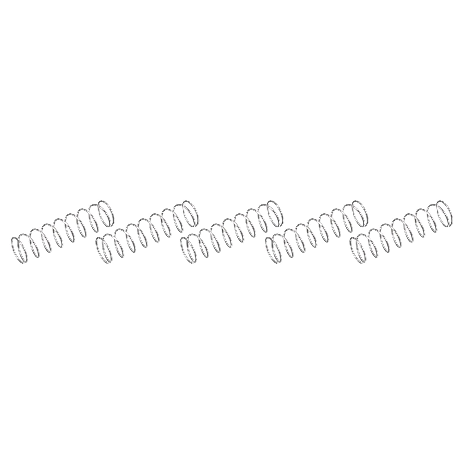 METALLIXITY Compression Springs (1x16mm OD,40mm Free Length) 5Pcs, 304 Stainless Steel Extension Spring - for Shop Home Repairs, DIY Projects, Silver Tone — Amazon image 11