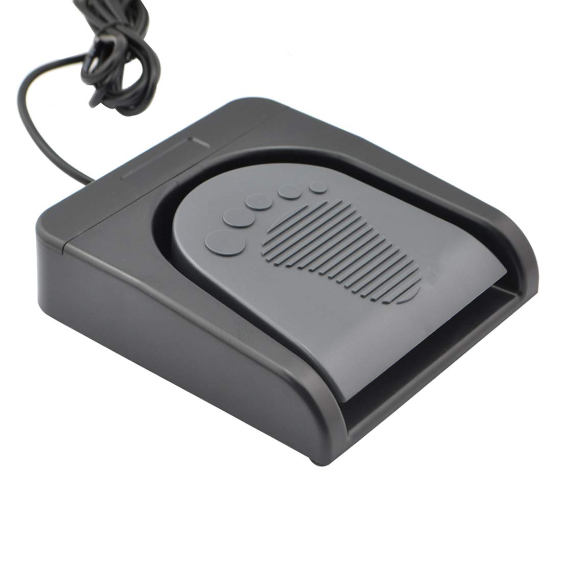 iKKEGOL Actualizado USB de un solo pie Pedal Switch Control One Key Footswitch Program Personalizado Teclado de ordenador Ratón Juego Acción HID (negro)