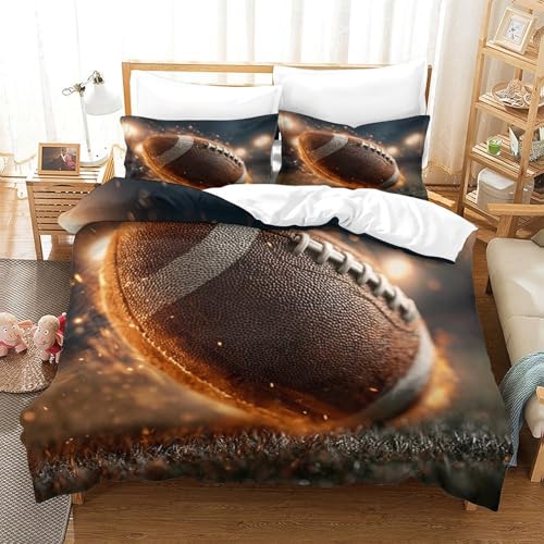 Parure de lit microfibre 3D alphabet ultra douce pour lit double 200x200 - 3