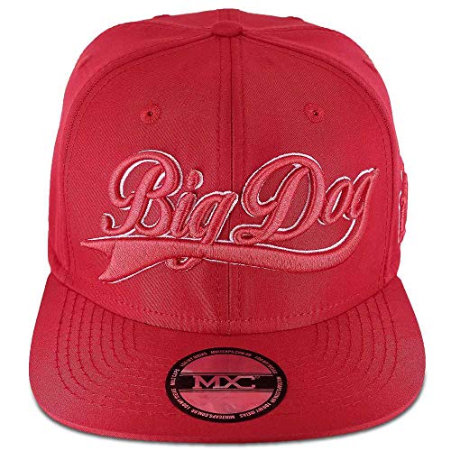 Boné MXC BRASIL Aba Reta Snapback Ajustável Big Dog Tamanho:Único;Cor:Vermelho