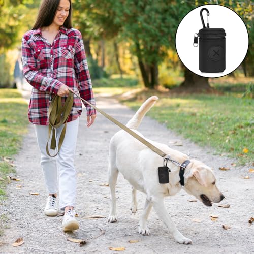 Spender Für Hundekotbeutel Dispenser, Kotbeutelspender Pet Poop Tasche Halter Universal Dog Bag Poop Dispenser Mit Reißverschluss, Haustierhundekotbeutelspender Für Hunde Outdoor Spaziergänge, Schwarz