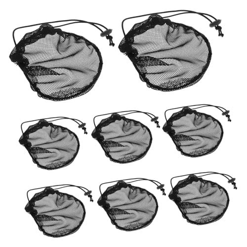 WEKADRIN 8Pcs Elastic Wig Caps for Cosplay Breathable Mesh Net Cover for Various Hairstyles Comfortable Fit for Long Hair Hairdressing Accessory for Home Use