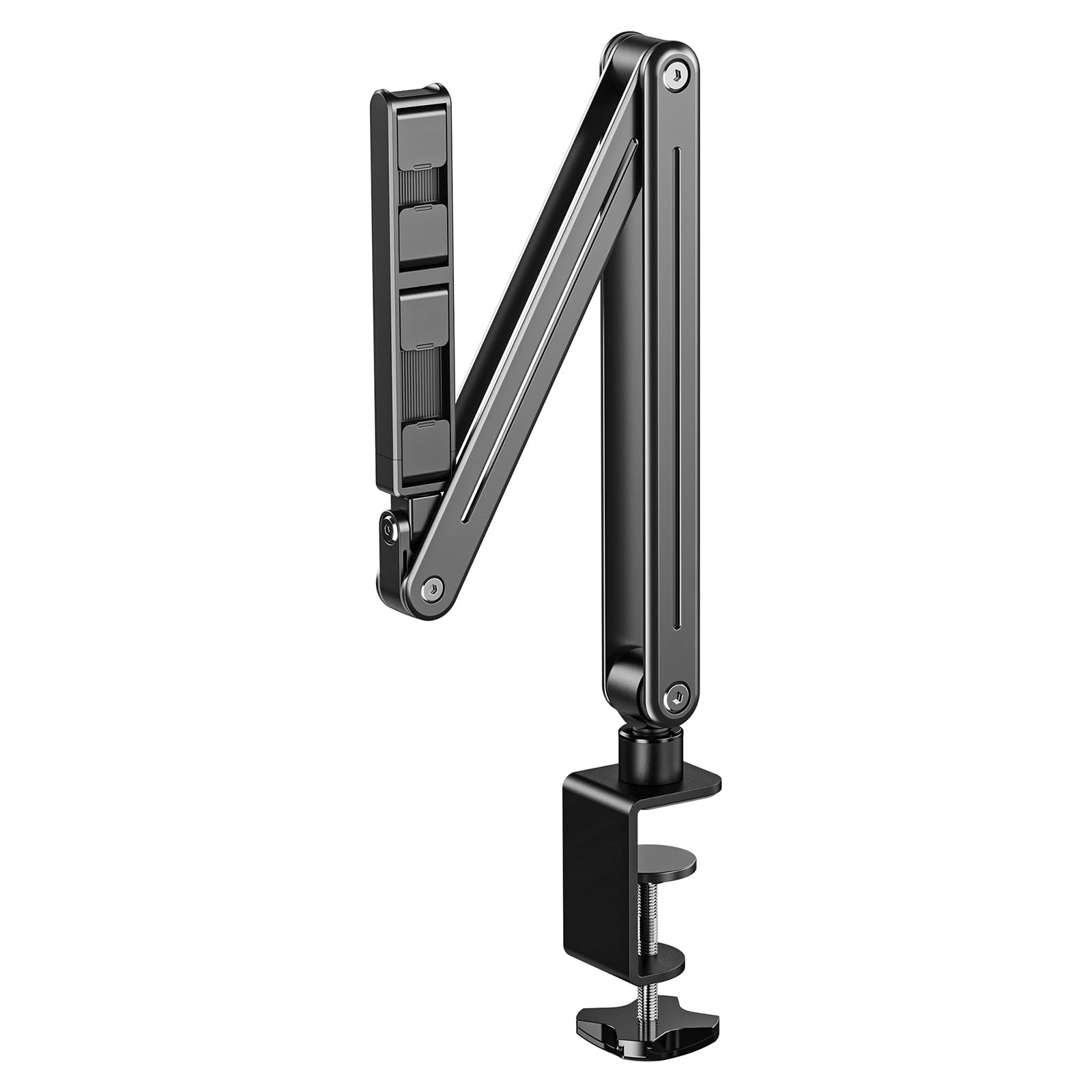 Supporto da tavolo pieghevole for tablet Supporto for tablet versatile in lega di alluminio con rotazione a 360° Supporto for cellulare pigro a sbalzo for iPad/iPhoneX/iPad Pro/N-Swit
