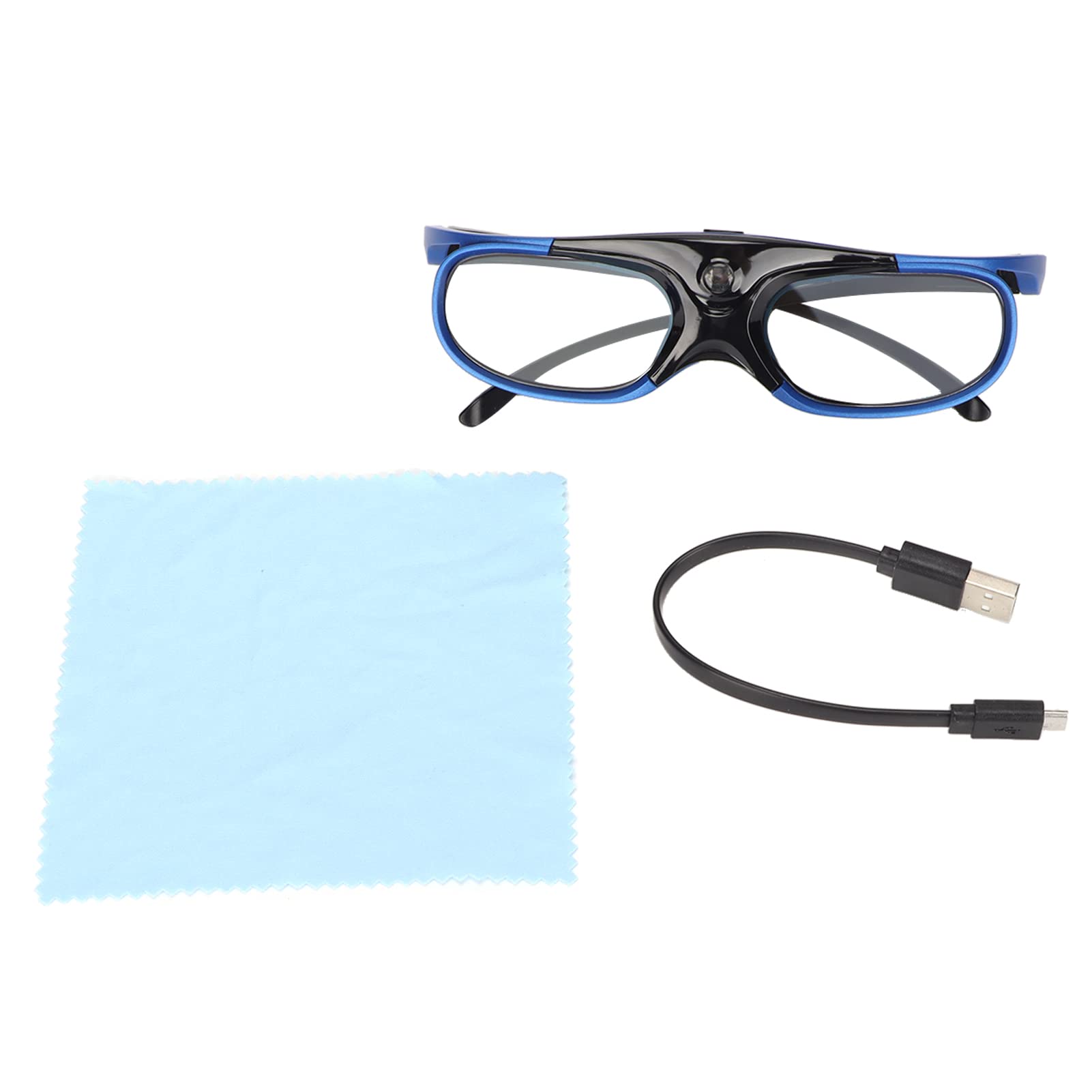 Occhiali 3D DLP Link, Active Shutter Ricaricabili, for Proiettori | Occhiali 144Hz con attacco rapido per proiettori DLP Link , e